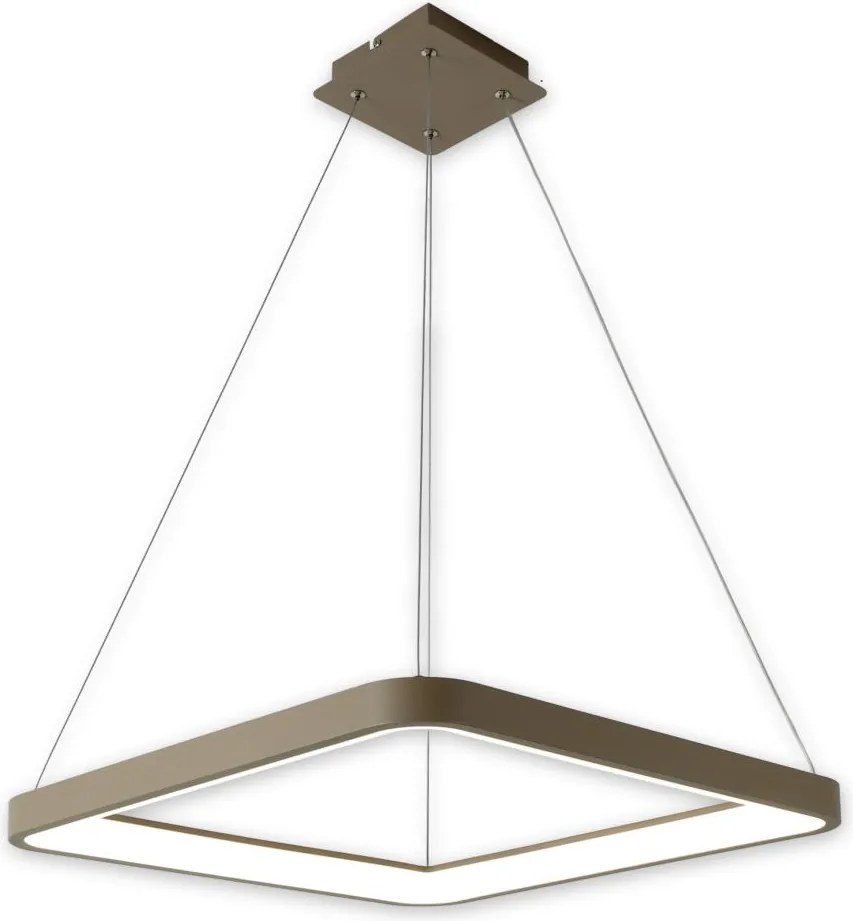 BRILAGI - lustră LED dimabilă suspendată pe cablu FALCON SLIM LED/50W/230V 50x50 cm bej + telecomandă