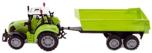 Tractor cu remorcă și basculantă din plastic 35cm