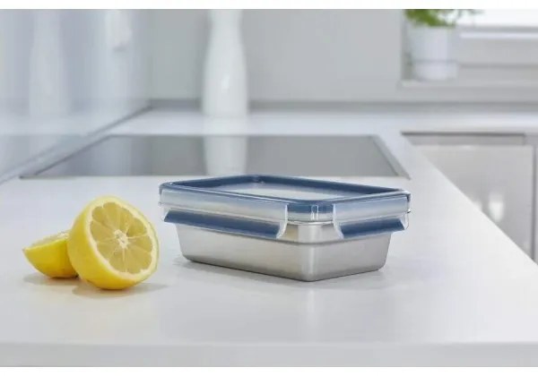 Caserolă Tefal 0,8 l MSEAL STEEL albastru/oțel inoxidabil