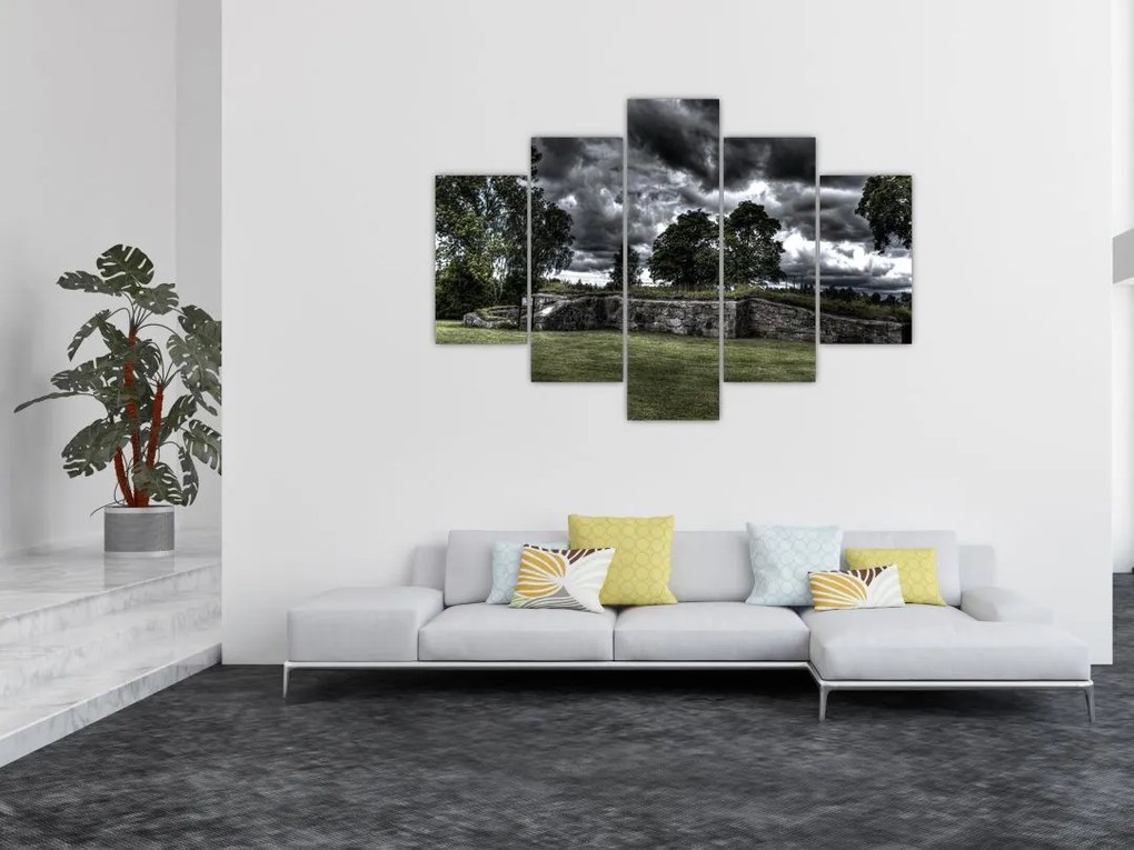 Tablou cu cerul întunecat (150x105 cm)