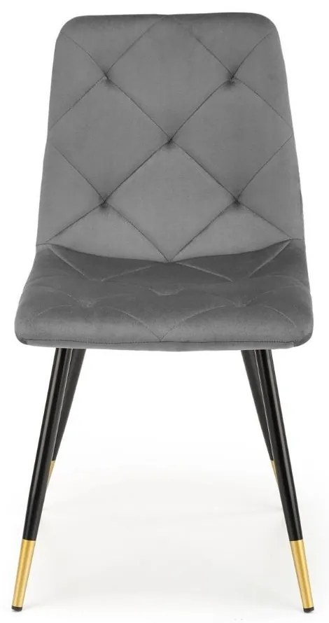 Scaun de bucaterie Pascal, gri/negru