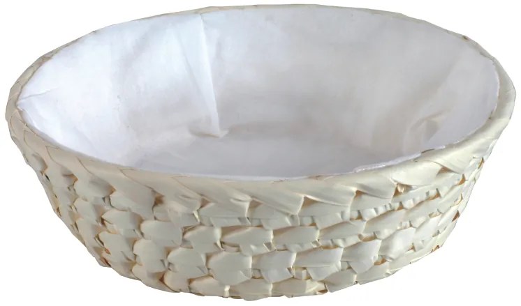 Cos rotund cu material 23x7cm Palma