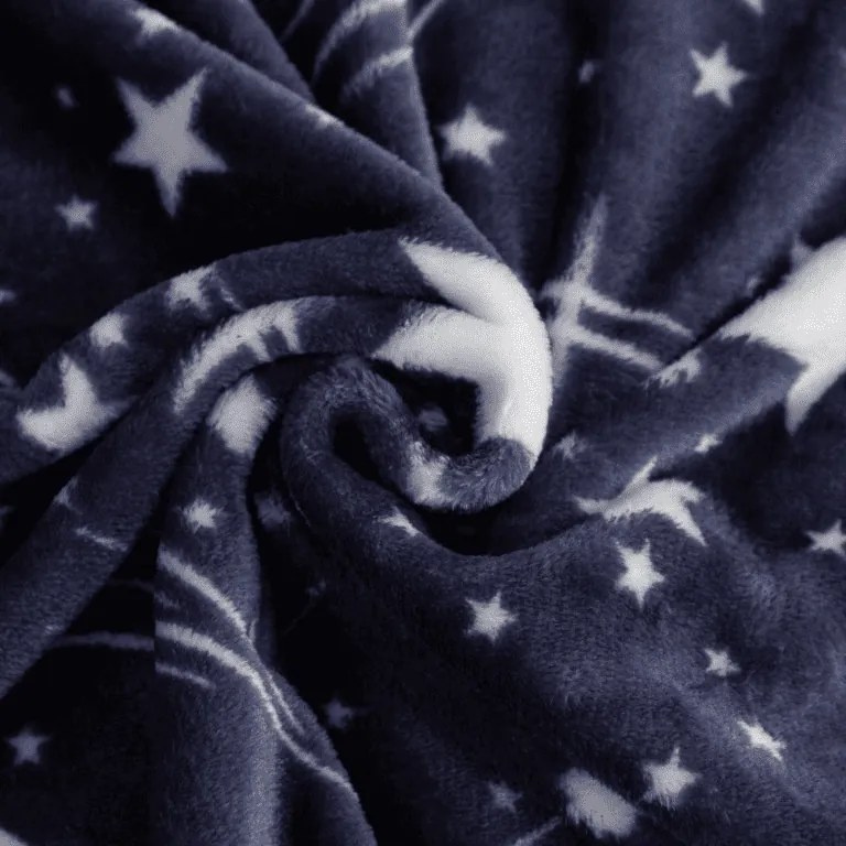 Patura Cocolino microplus STARLIGHT, albastru inchis Dimensiune: 150 x 200 cm