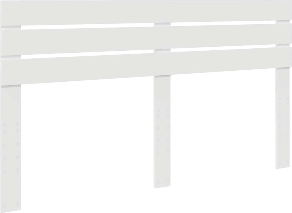 vidaXL Tăblie cap Alb 200 cm Lemn compozit