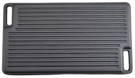 Placa grill BBQ față dublă 45x25cm, fonta Perfect Home 14915