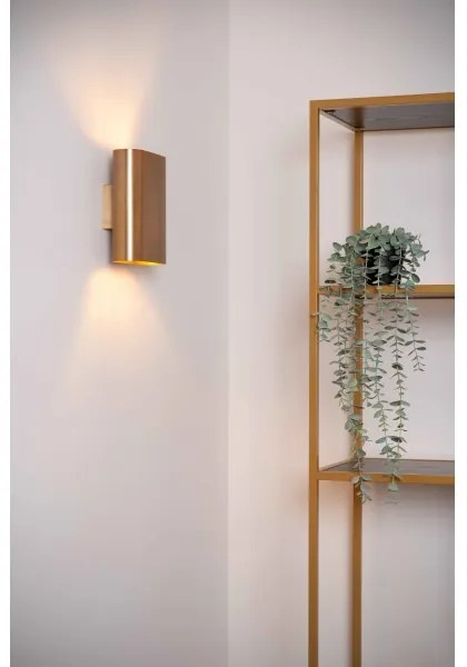 Aplică Lucide 12219/02/02 OVALIS 2xE14/9W/230V auriu