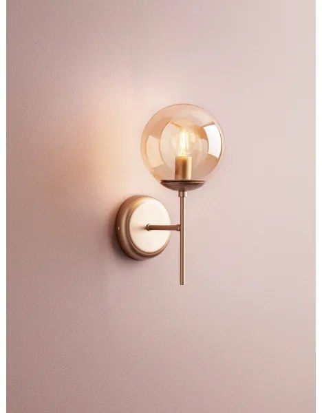 Lampă de perete Redo 01-2942 MUNDI 1xE14/28W/230V cupru