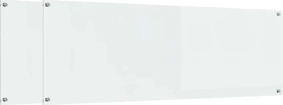 vidaXL Panou de bucătărie 2 pcs Transparent 120 x 40 cm