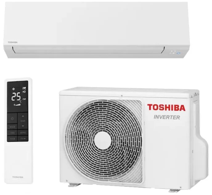 Aparat de aer conditionat invertor Toshiba Shorai Edge RAS-B13G3KVSG-E + RAS-13J2AVSG-E1, 13000 BTU, A+++ / A+++, Pana la 26 m², Wi-Fi, ECO, Autocuratare, Alb
