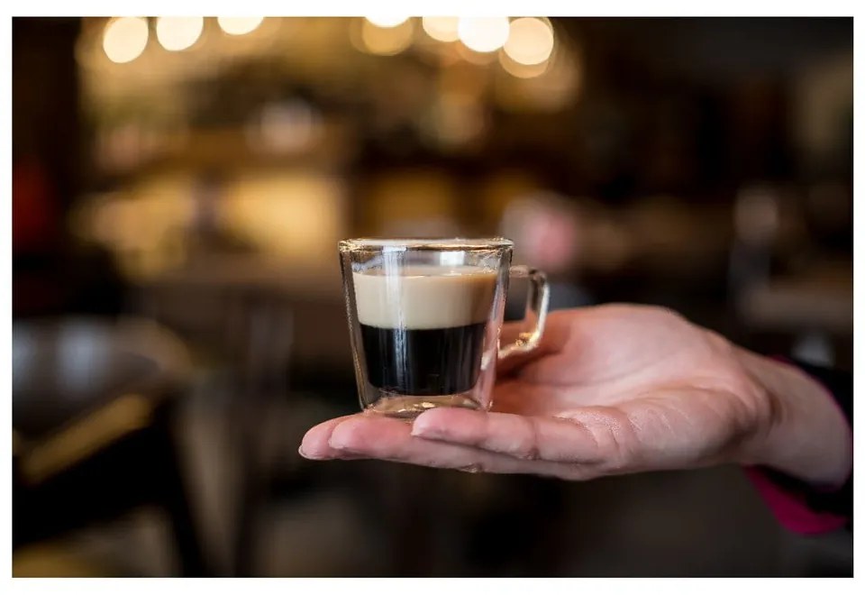 Căni 2 buc. pentru espresso/cu perete dublu din sticlă 80 ml Diva – Vialli Design