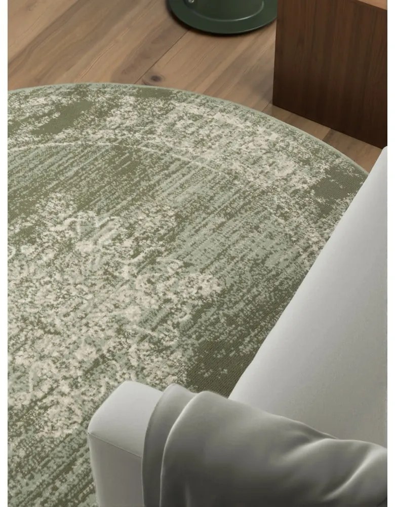 Covor verde rotund ø 160 cm Gloria Lydia – Hanse Home