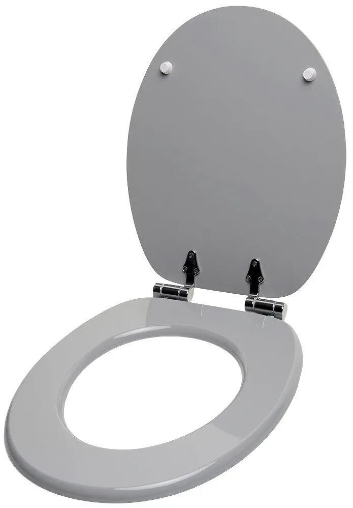 Capac WC Basic gri 37,7/47 cm