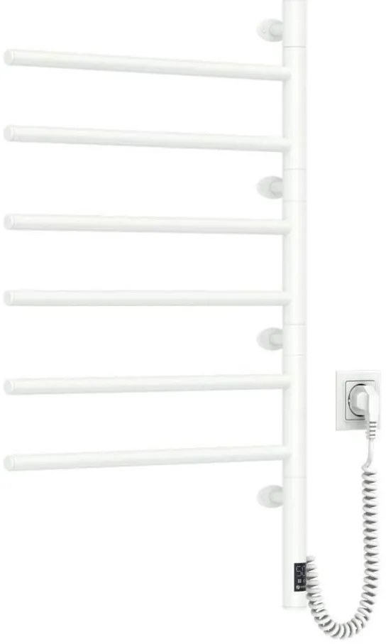 Radiator portprosop rotativ electric cu termostat ARABESQUE 196W/230V 81,8 cm IP44 alb