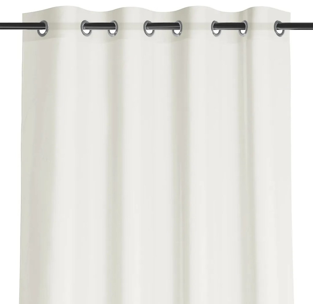 Perdea crem cu model brodat, LUNARE 140x250 cm