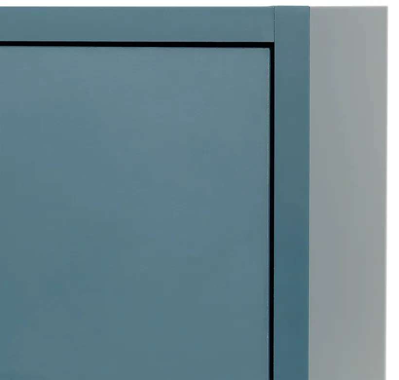 Boxie 1 ușă dulap de perete 40x40x37 cm albastru petrol