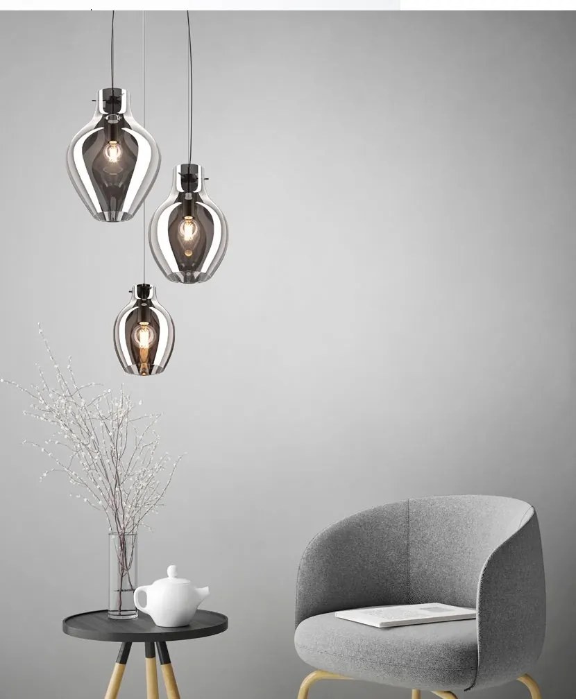 Lustra, Pendul ultra modern, diametru 18cm BRESSO