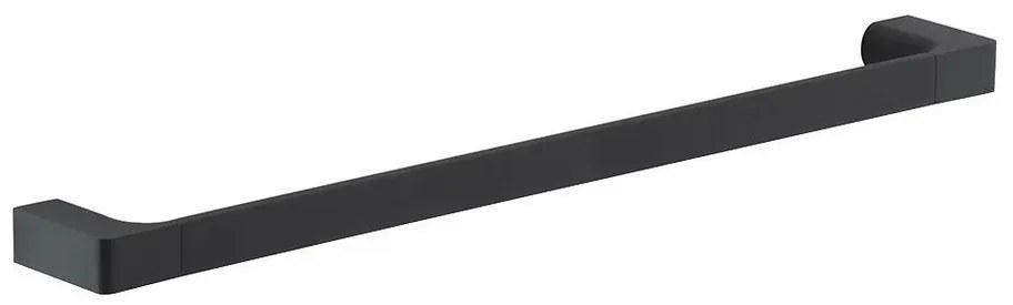 GEDY PI216014 Pirenei suport pentru prosoape 60 x6,6 cm, negru mat