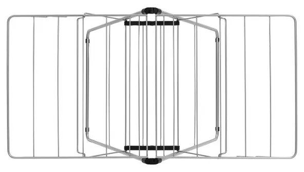 Uscator de rufe Brabantia Hangon 1004163, 15 m, 4 umerase, Reglabil, Blocare copii, Inox