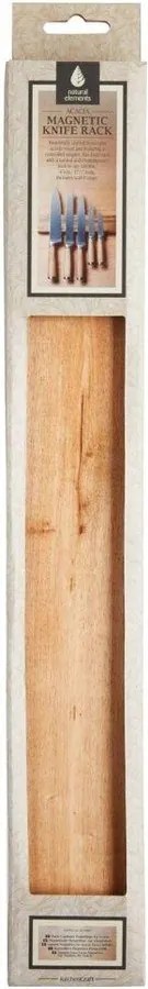 Suport magnetic de perete din lemn de salcâm Kitchen Craft