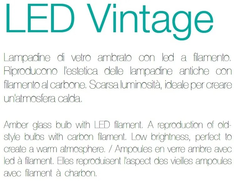 Bec LED VINTAGE E27 3.5W SFERA 151861