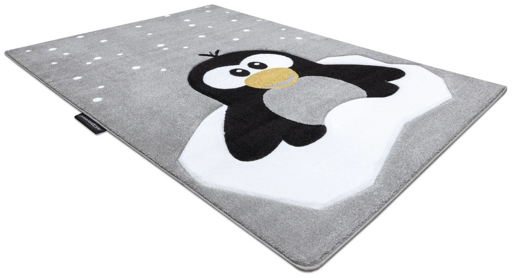Covor PETIT PENGUIN PINGUIN ZĂPADĂ gri