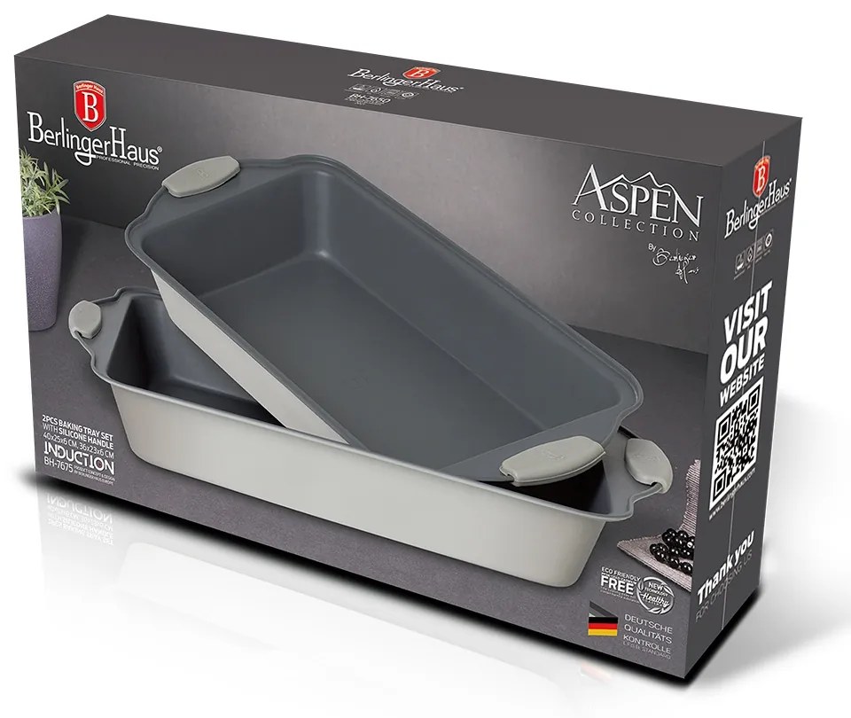 Set 2 tavi antiaderente Aspen Collection Berlinger Haus BH 7650