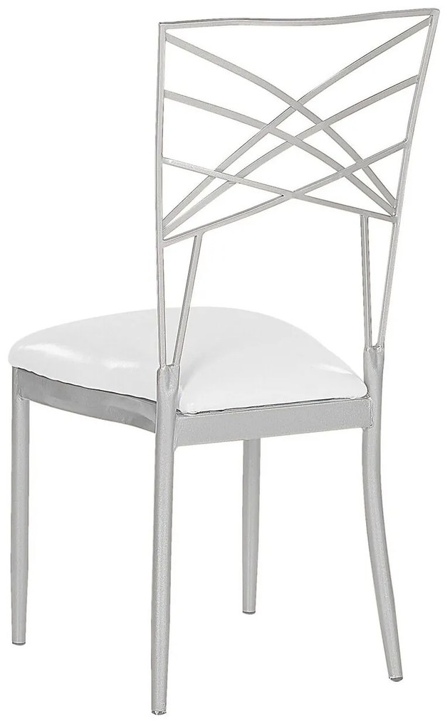 Set 2 buc. scaune sufragerie GIRION (argintiu). 1026774