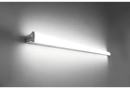 Aplica cu LED integrat Shellline 20W 1800 lumeni, gri/alb
