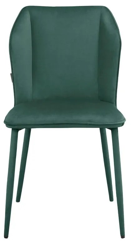 Scaune de dining verde 2 buc. din catifea Wilma – Støraa