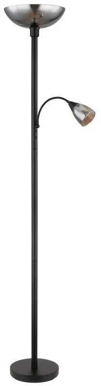Lampadar/Lampa de podea BLADE negru/fumuriu