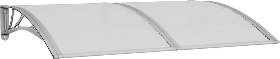 vidaXL Copertină de ușă, gri, 150x100 cm, policarbonat