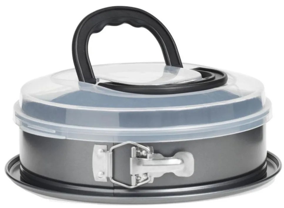 Formă pentru tort cu capac și mâner, Ø 26 cm, metal