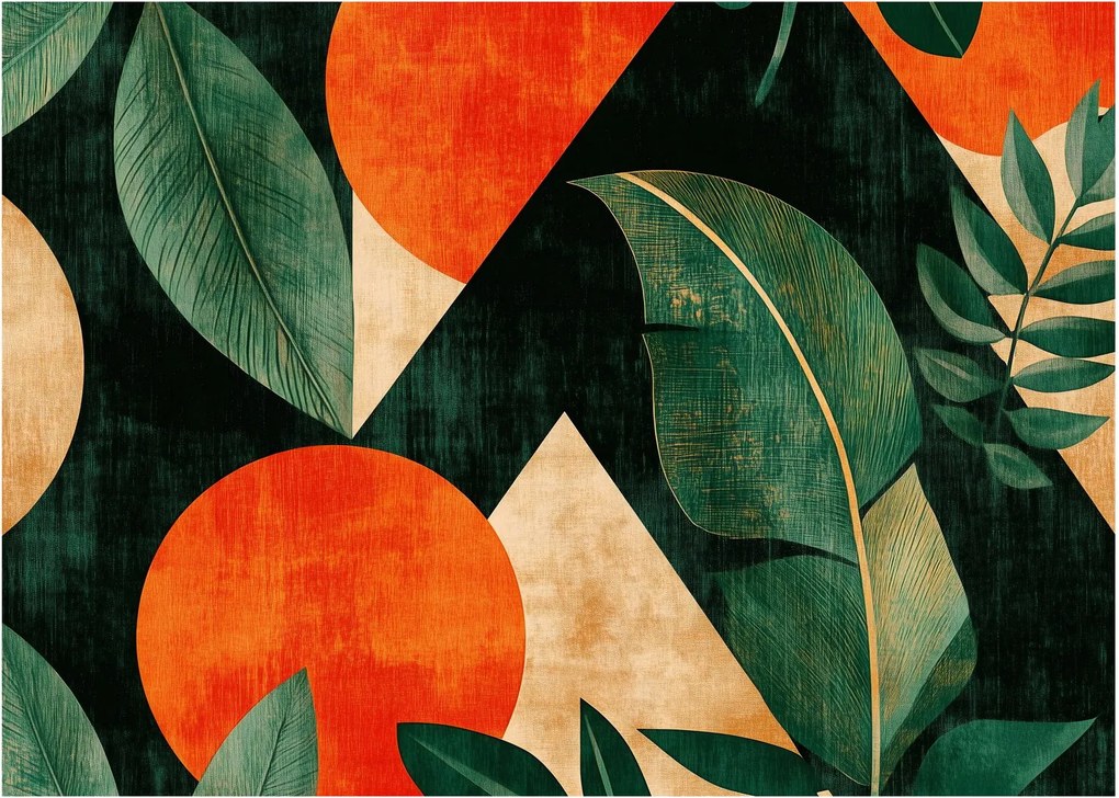 Tablou - Motive naturale geometrice II. (70x50 cm)