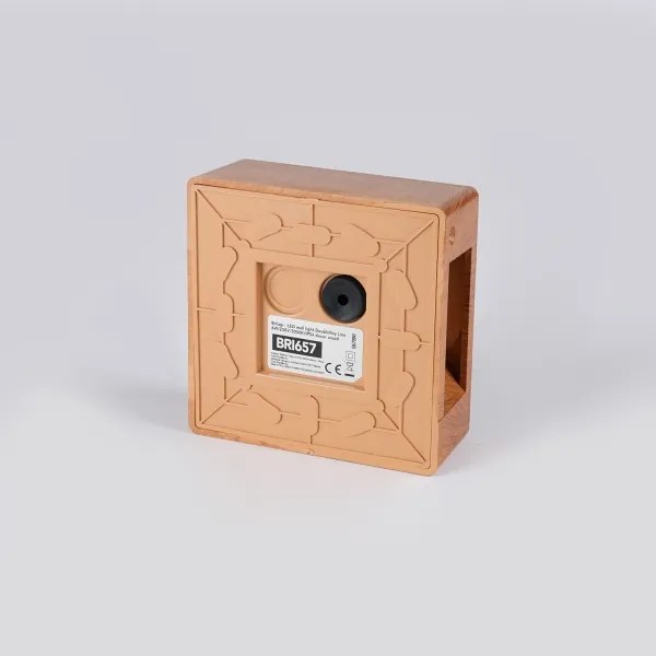 Brilagi -LED Aplica de exterior DOUBLERAY LINE LED/6W/230V finisaj lemn IP54