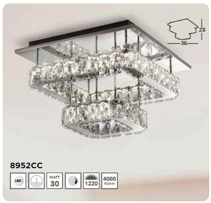 Lustra LED moderna design elegant Clover