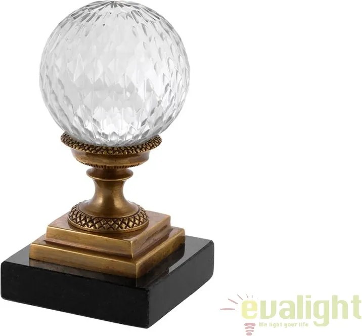 Set de 3 obiecte decorative LUX Divani alama finisaj antic 110081 HZ