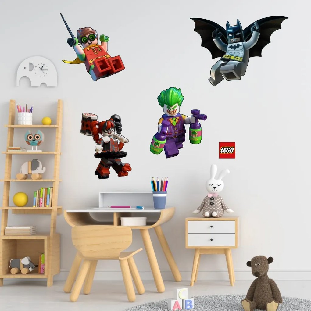Autocolant de perete "LEGO Batman" 60x70cm