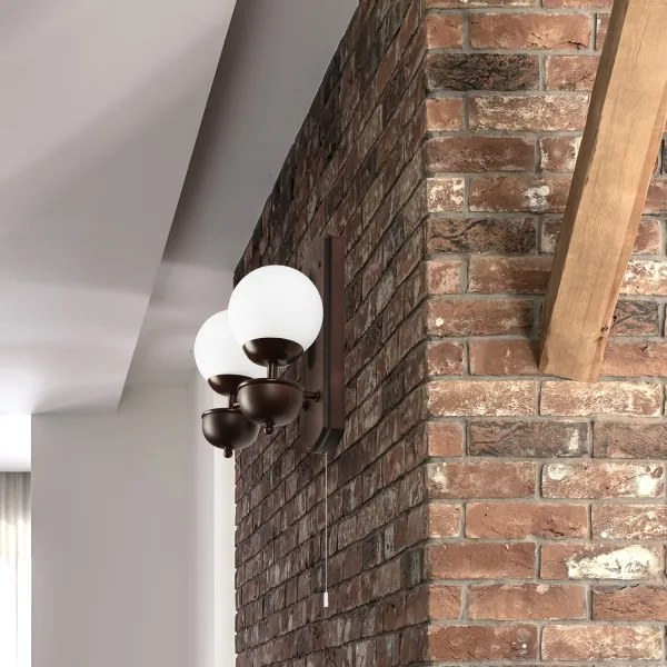 Aplică Brilagi COTTAGE 2xG9/40W/230V fag/alb