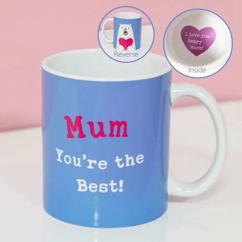 Cana pentru mamici cu mesaj in interior I love you beary much - Now or Never