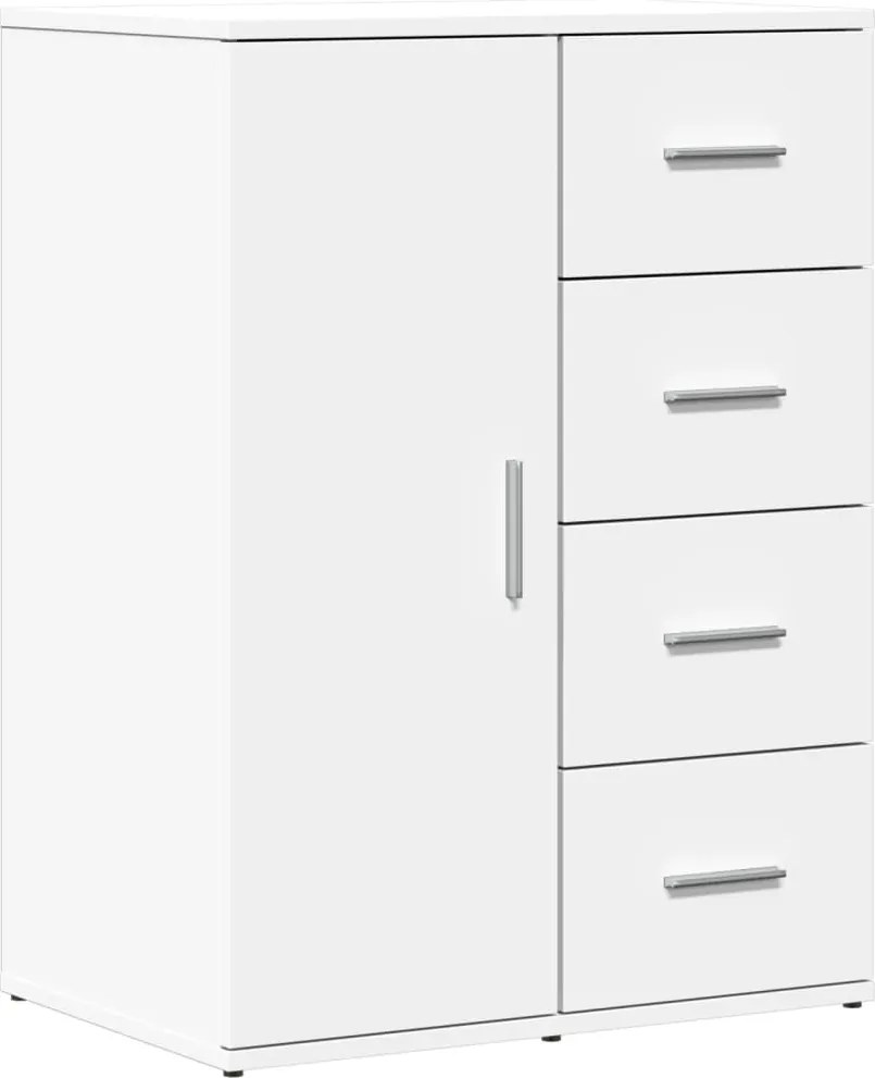 vidaXL Dulap, alb, 59x39x80 cm, lemn prelucrat