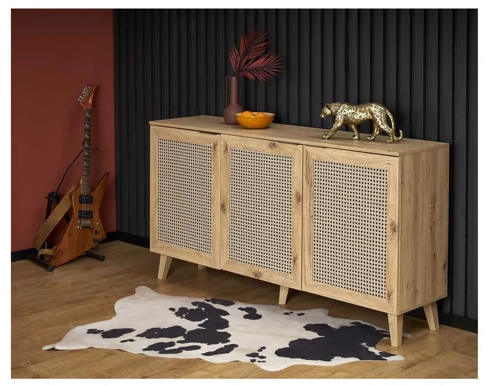 Comodă Rustico I, stejar artisan