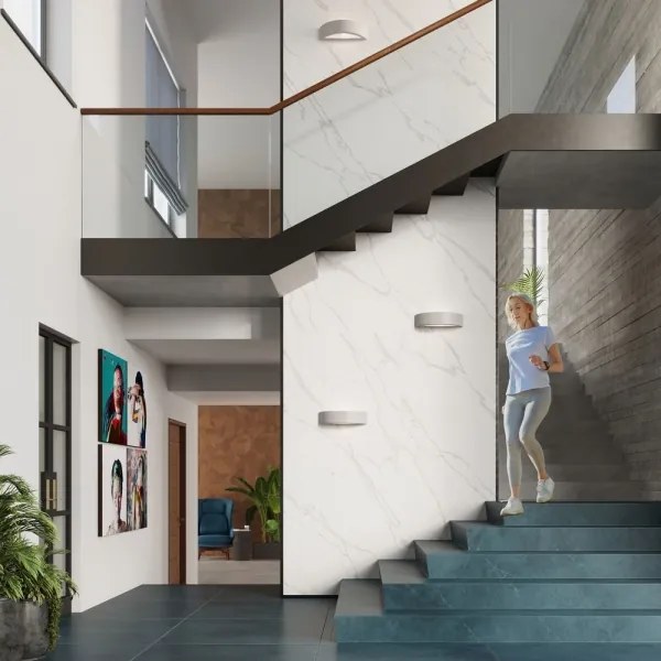 Aplică ATENA 1xE27/60W/230V gri