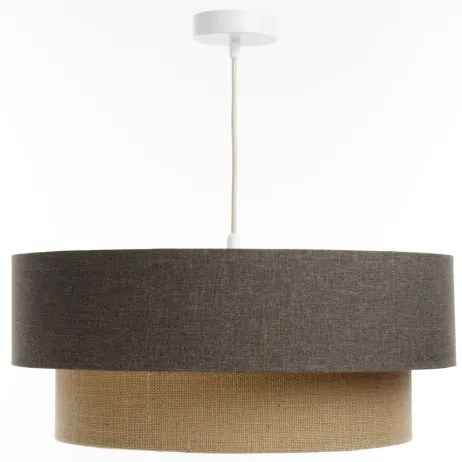 Lustră pe cablu BOHO TRINITI 1xE27/60W/230V gri/bej