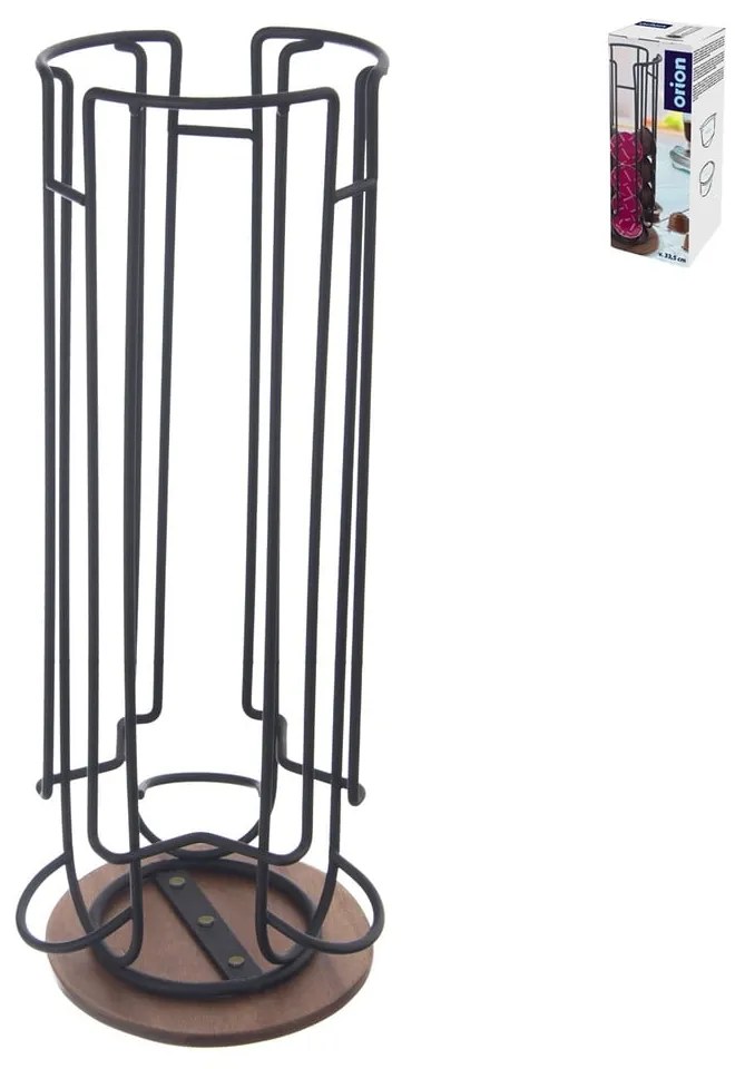 Suport pentru capsule de cafea negru Radka – Orion