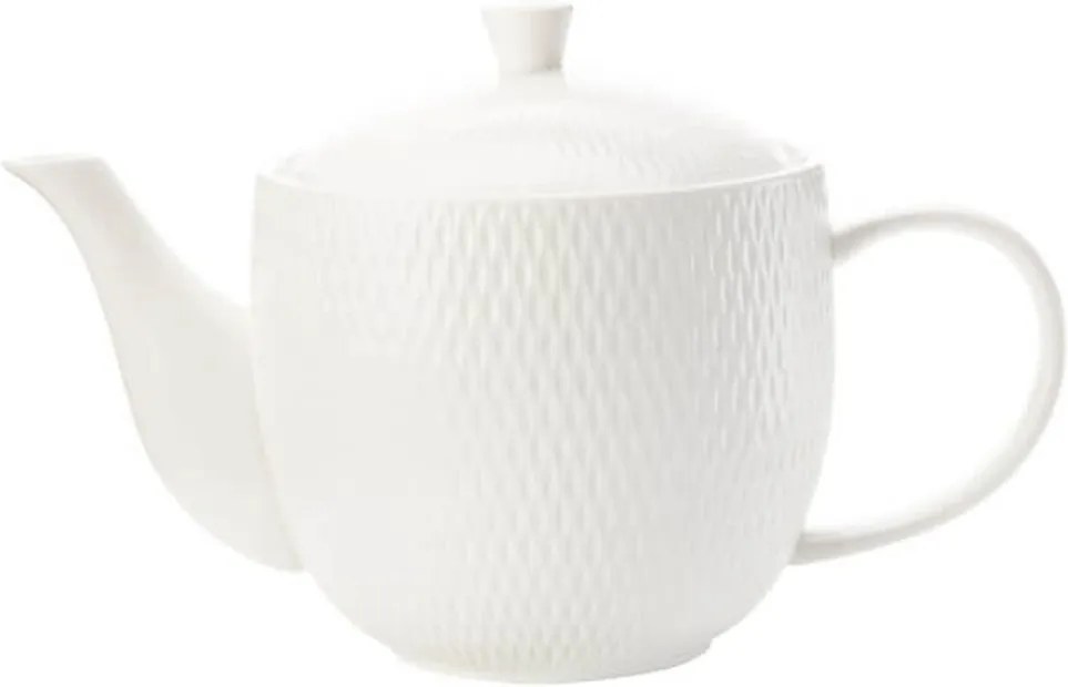 Ceainic din portelan Diamonds Teapot White, 800 ml, Maxwell&amp;Williams