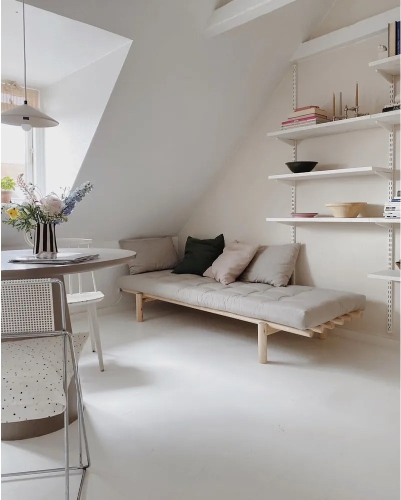 Canapea portocalie/maro 200 cm Pace - Karup Design