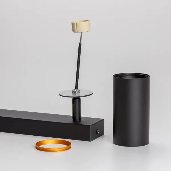 Brilagi - Spot LED RGBW reglabil SELE 2xGU10/6W/230V negru/auriu