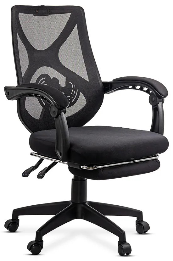 RESIGILAT - Scaun birou ergonomic din mesh OFF 636 negru