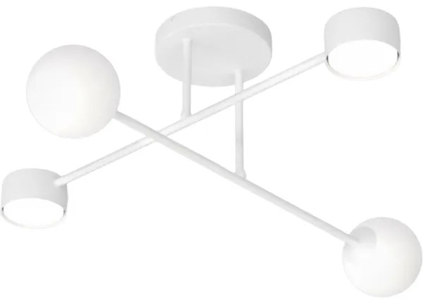 Plafonieră aplicată HOLON 2xG9/8W/230V + 2xGX53/12W albă