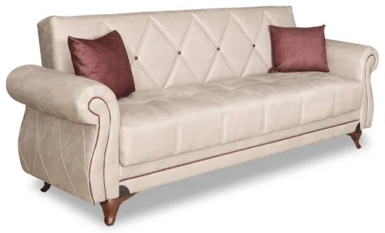 Canapea Extensibila 3 Locuri Venetto, Lada Depozitare 234 X 85 X 93 Cm